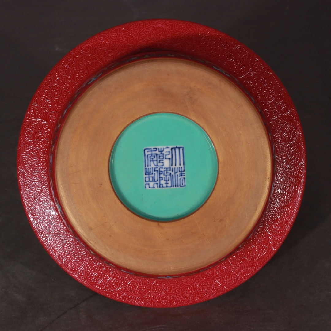 A Exquisite Enamel Painted Gold Flower Pattern Box - 7