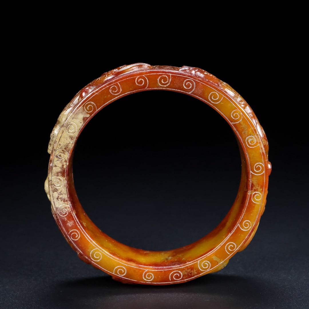 A Rare Hetian Jade Bracelets - 3