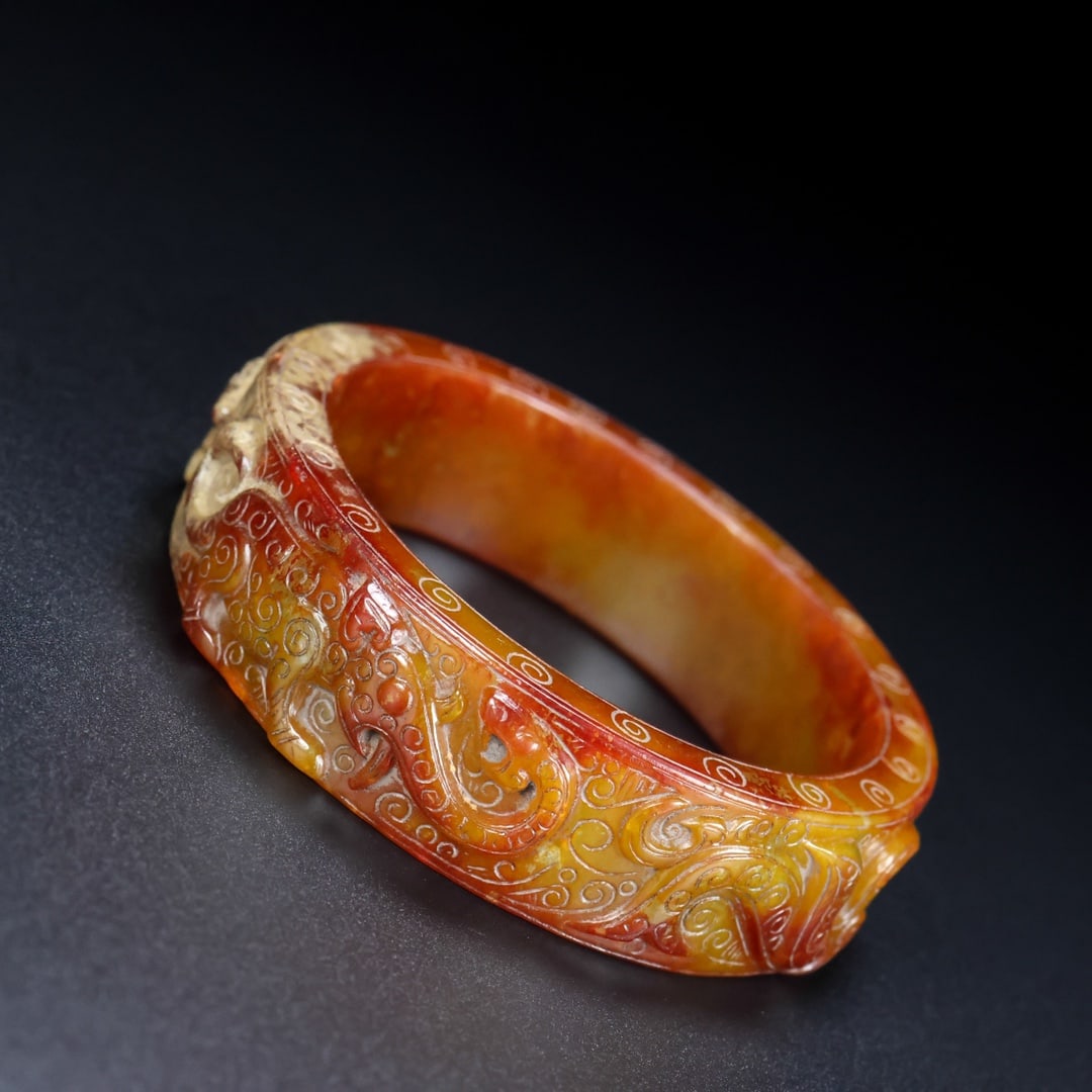 A Rare Hetian Jade Bracelets - 4