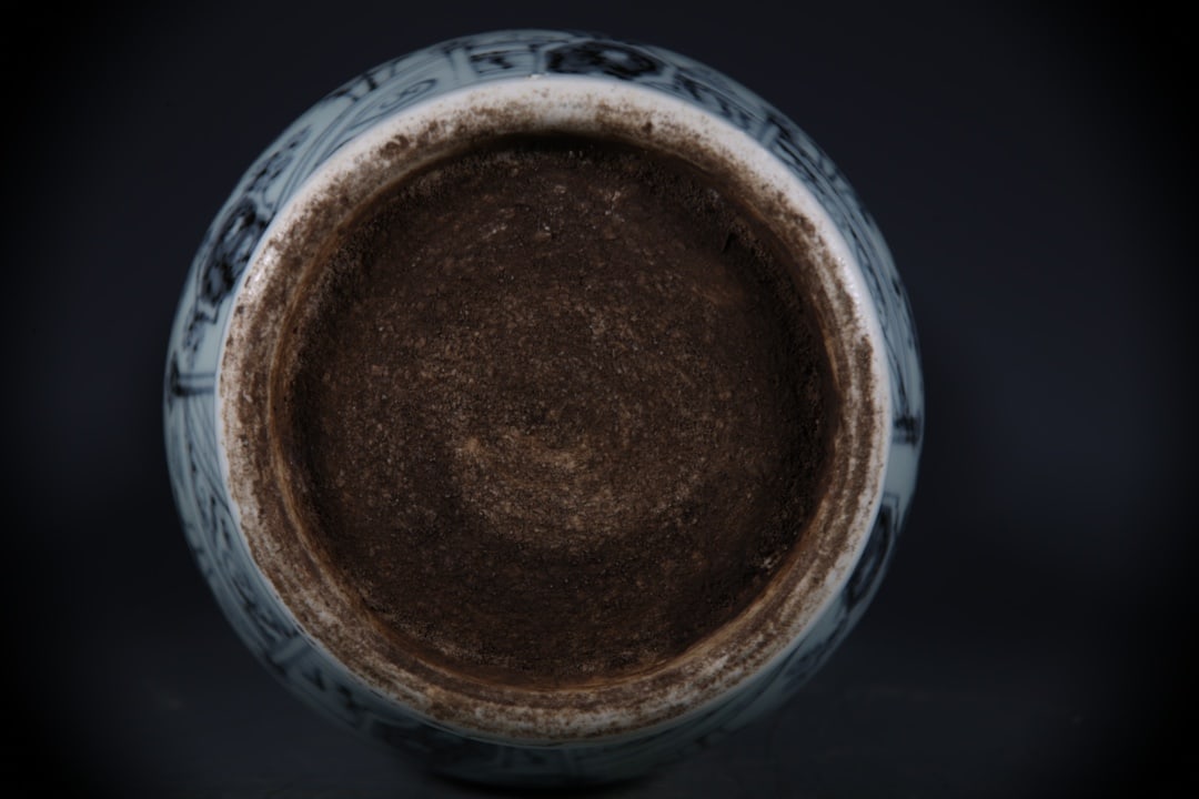 Blue and White Pine and Bamboo Pattern Vase - 9