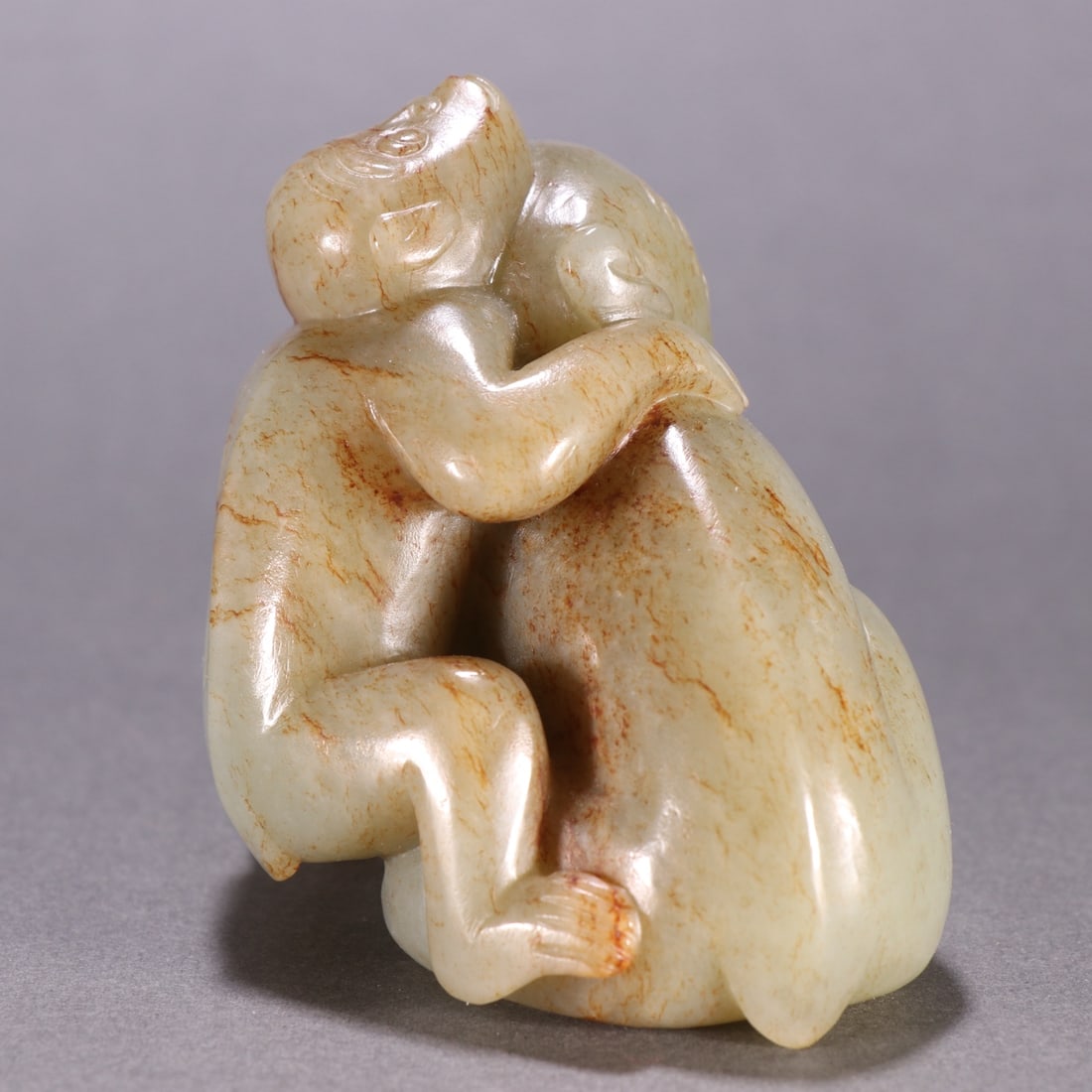 A Exquisite Hotan Jade Monkey Ornament - 6