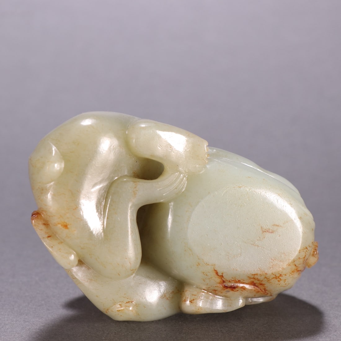 A Exquisite Hotan Jade Monkey Ornament - 9
