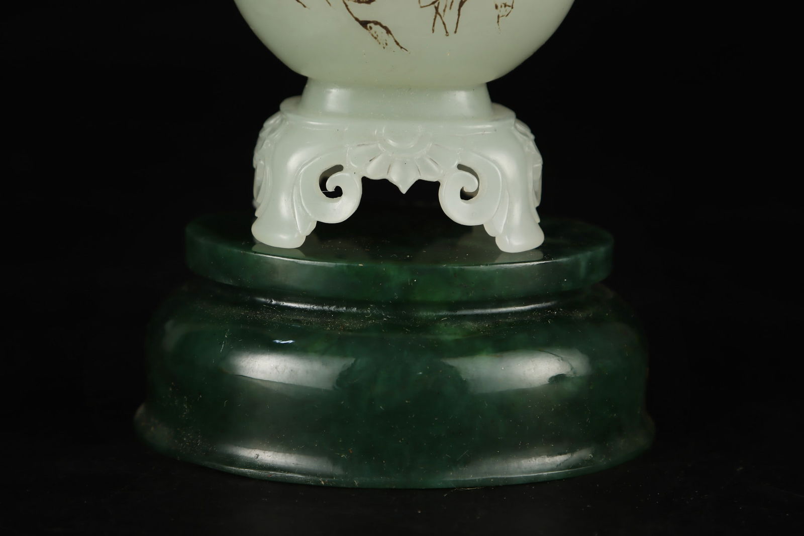Hetian Jade Landscape Pattern Vase - 6