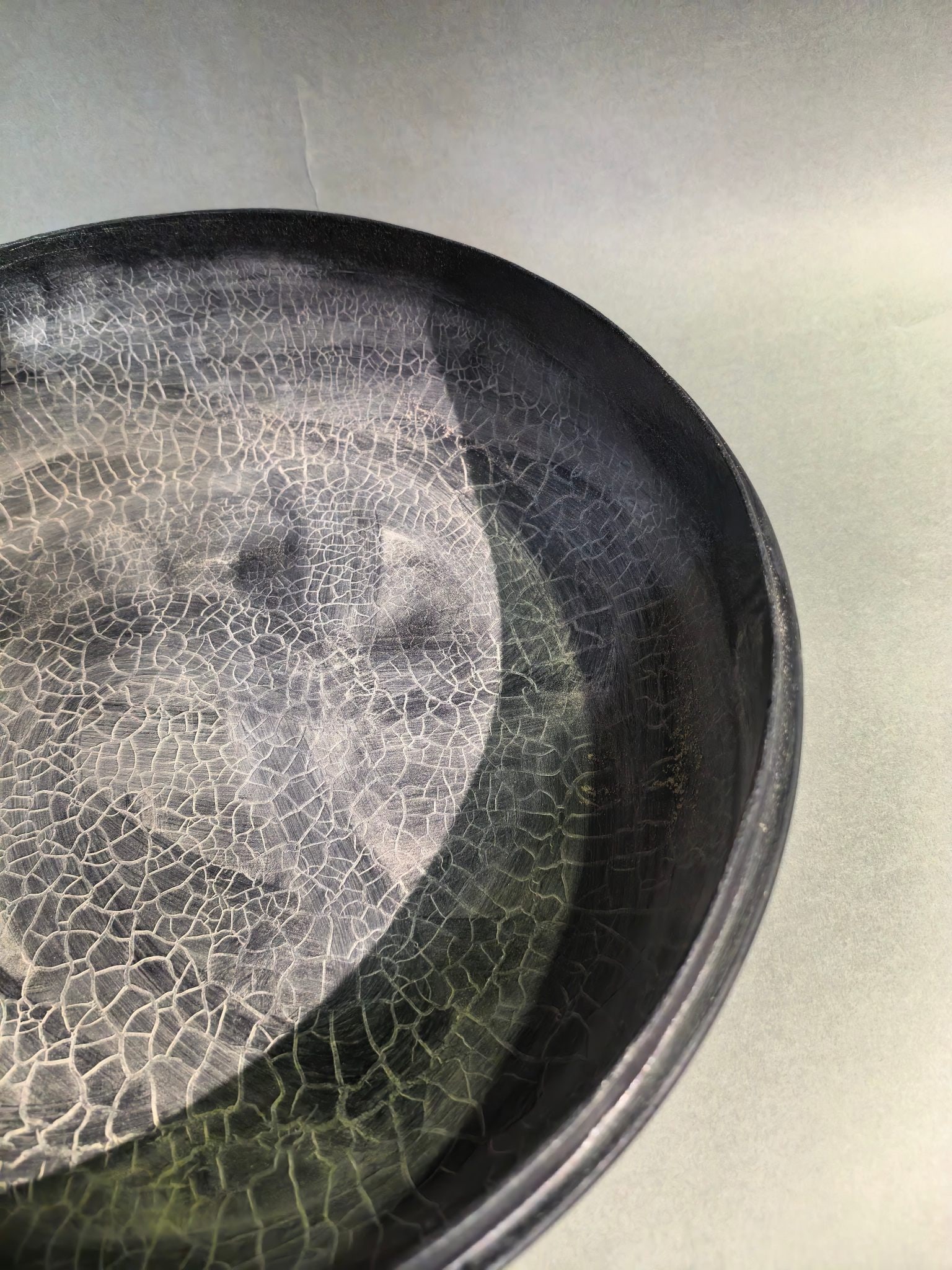 A Exquisite Black Lacquer Flower Pattern Box - 7