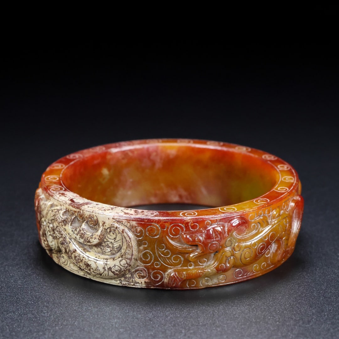 A Rare Hetian Jade Bracelets - 3