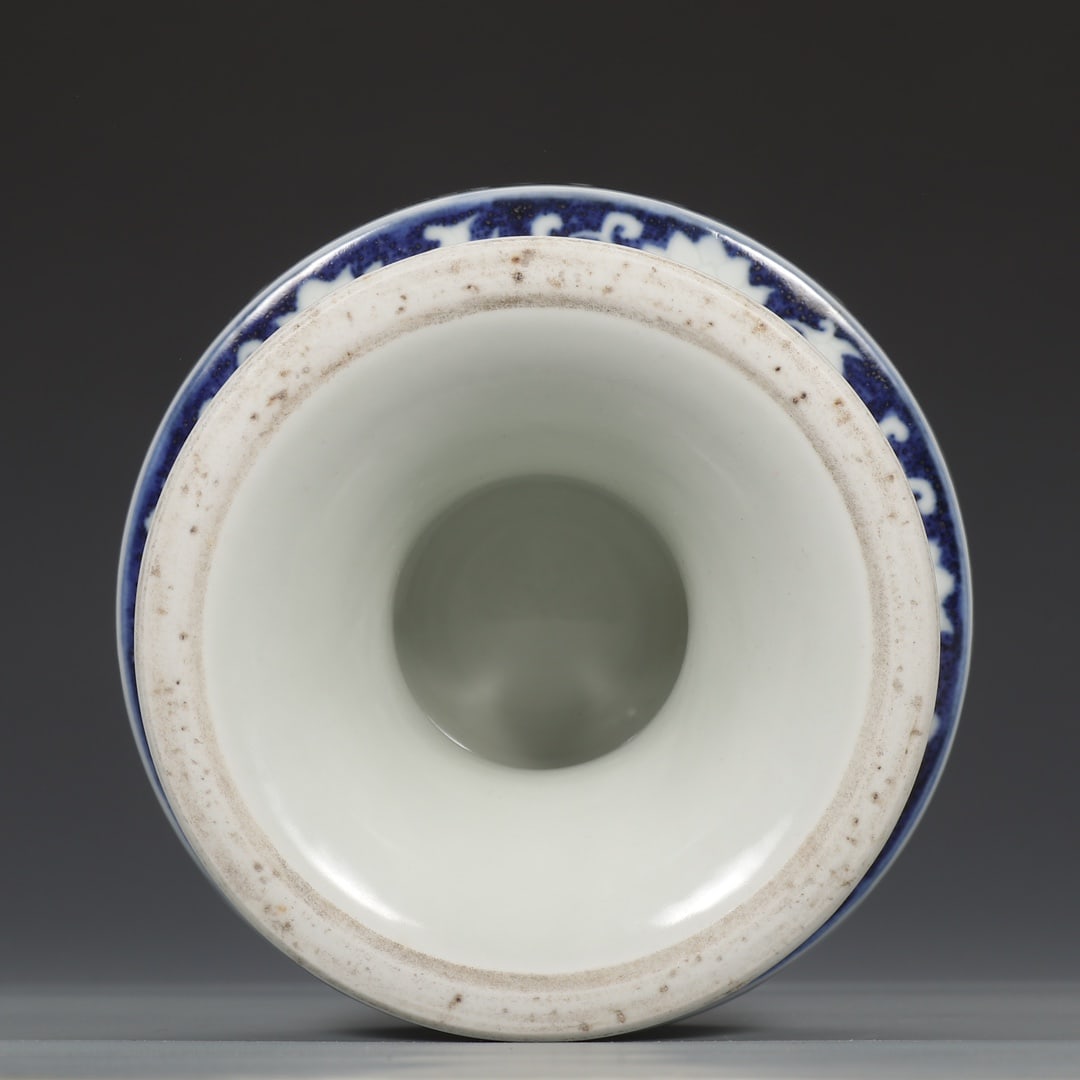 A Exquisite Blue and White Fish and Algae Pattern Jar - 8