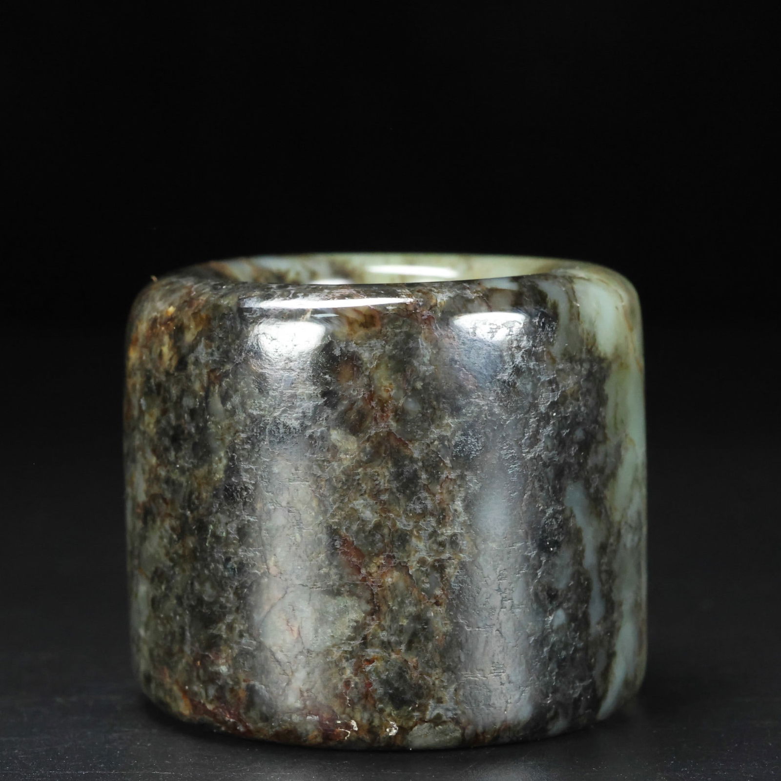 A Exquisite Hotan Jade Thumb Ring - 4