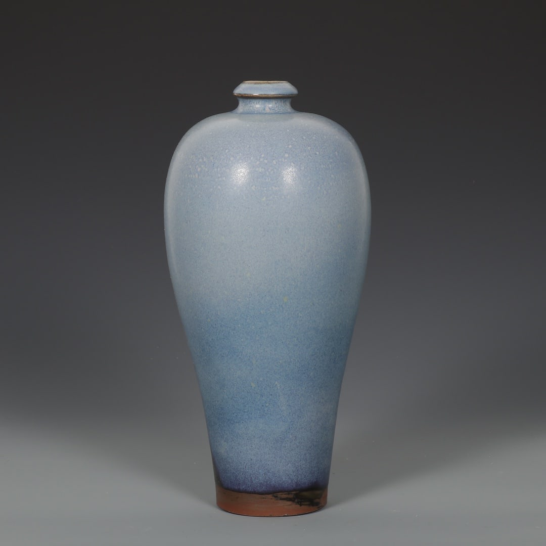 A Exquisite Jun Yao Grape-Purple Glazed Vase: A Exquisite Jun Yao Grape-Purple Glazed Vase,Song Dynasty, China,Size:30.5cmx3.5cmx15cm ????????,????