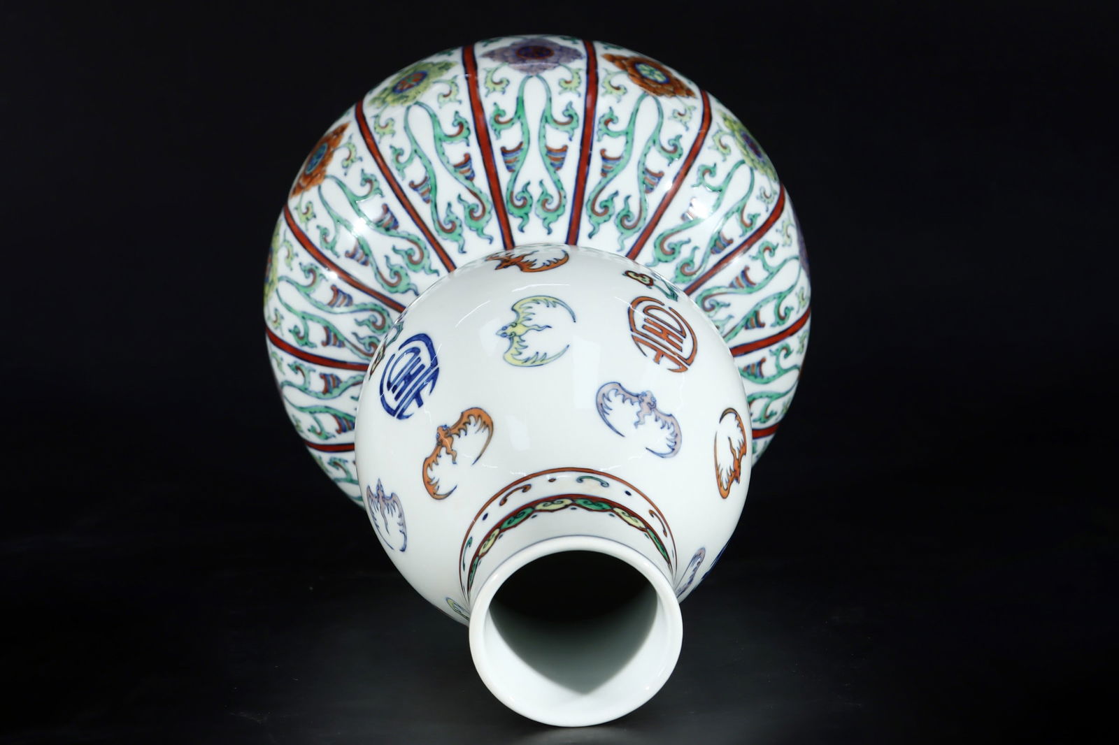 A Exquisite Doucai Lotus Pattern Pattern Gourd Vase - 6