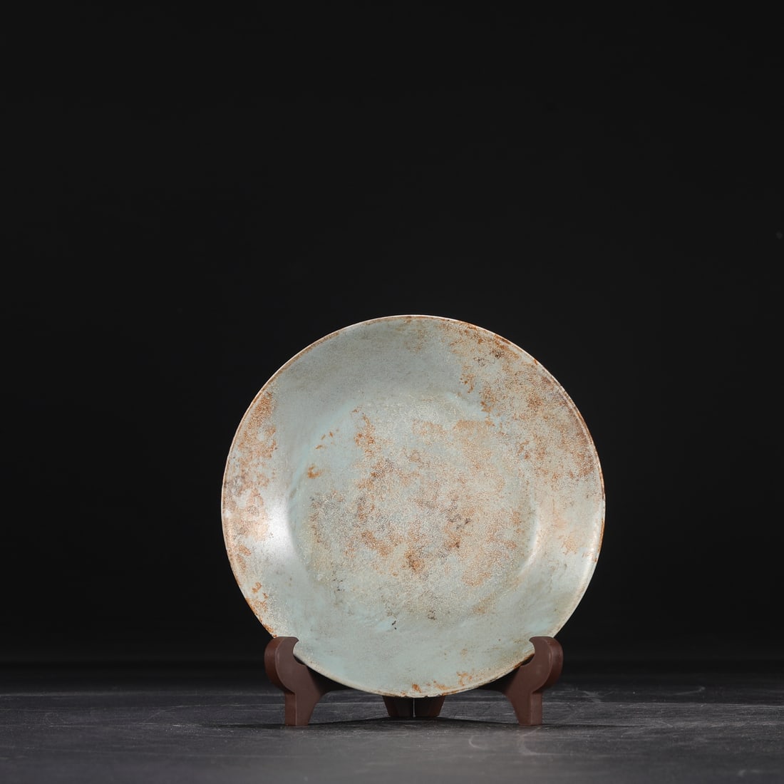 A Exquisite Ru yao Sky Blue Glazed Brush Washer: A Exquisite Ru yao Sky Blue Glazed Brush Washer.Song Dynasty, China.Size:3.5cmx19cm ????????,????