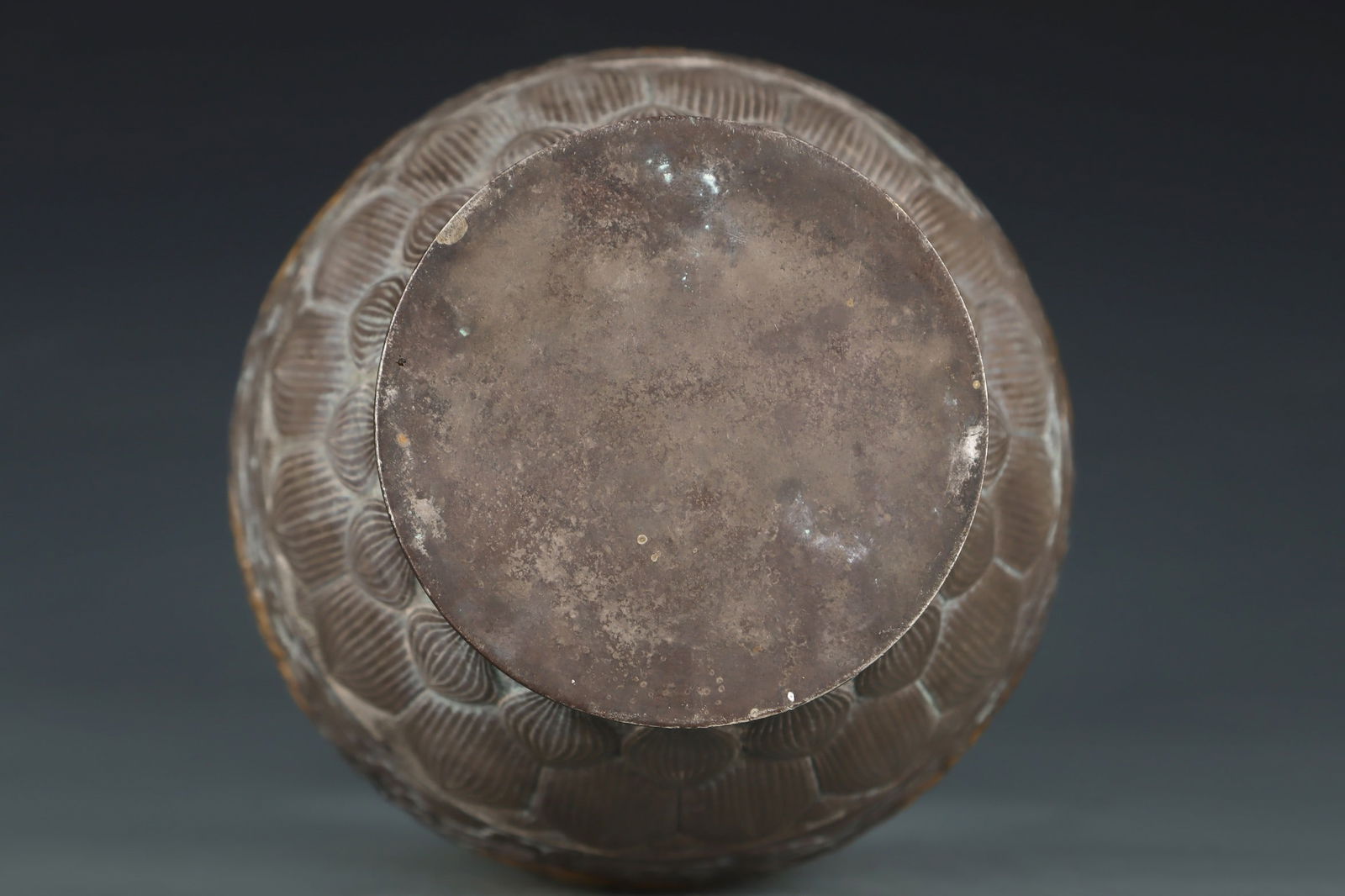 A Exquisite Gilt Silver Flower Pattern Vase - 9