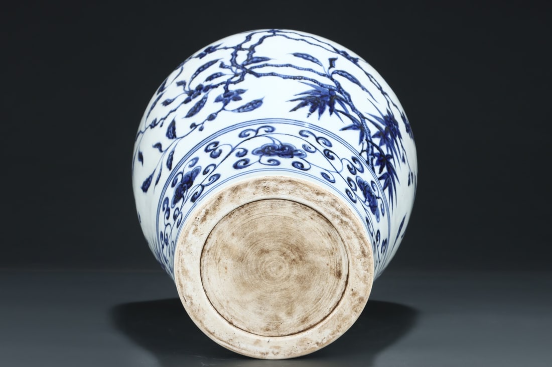 A Exquisite Blue and White Lotus Pattern Pattern Vase - 5