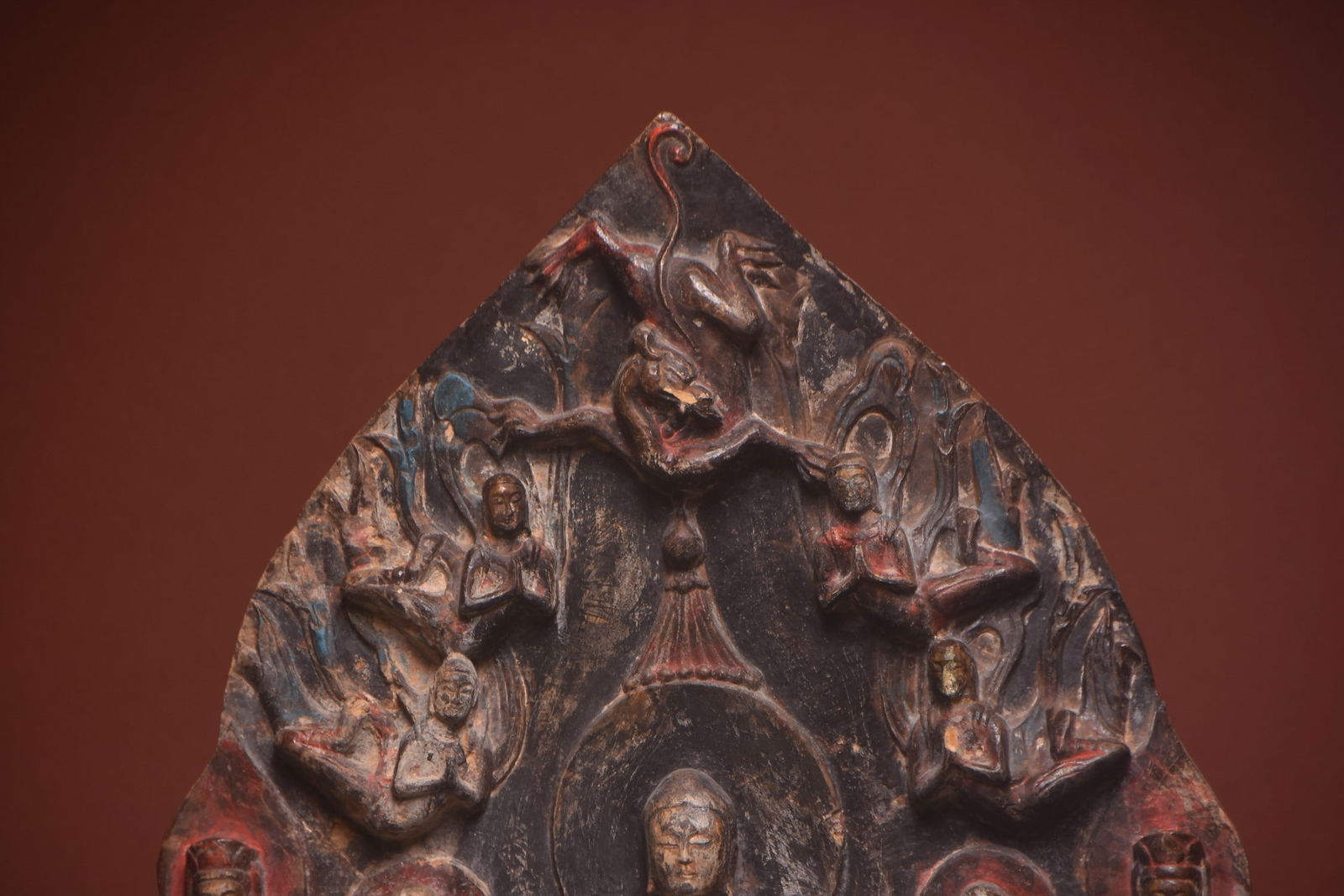 A Exquisite Limestone Buddhist Niche - 2