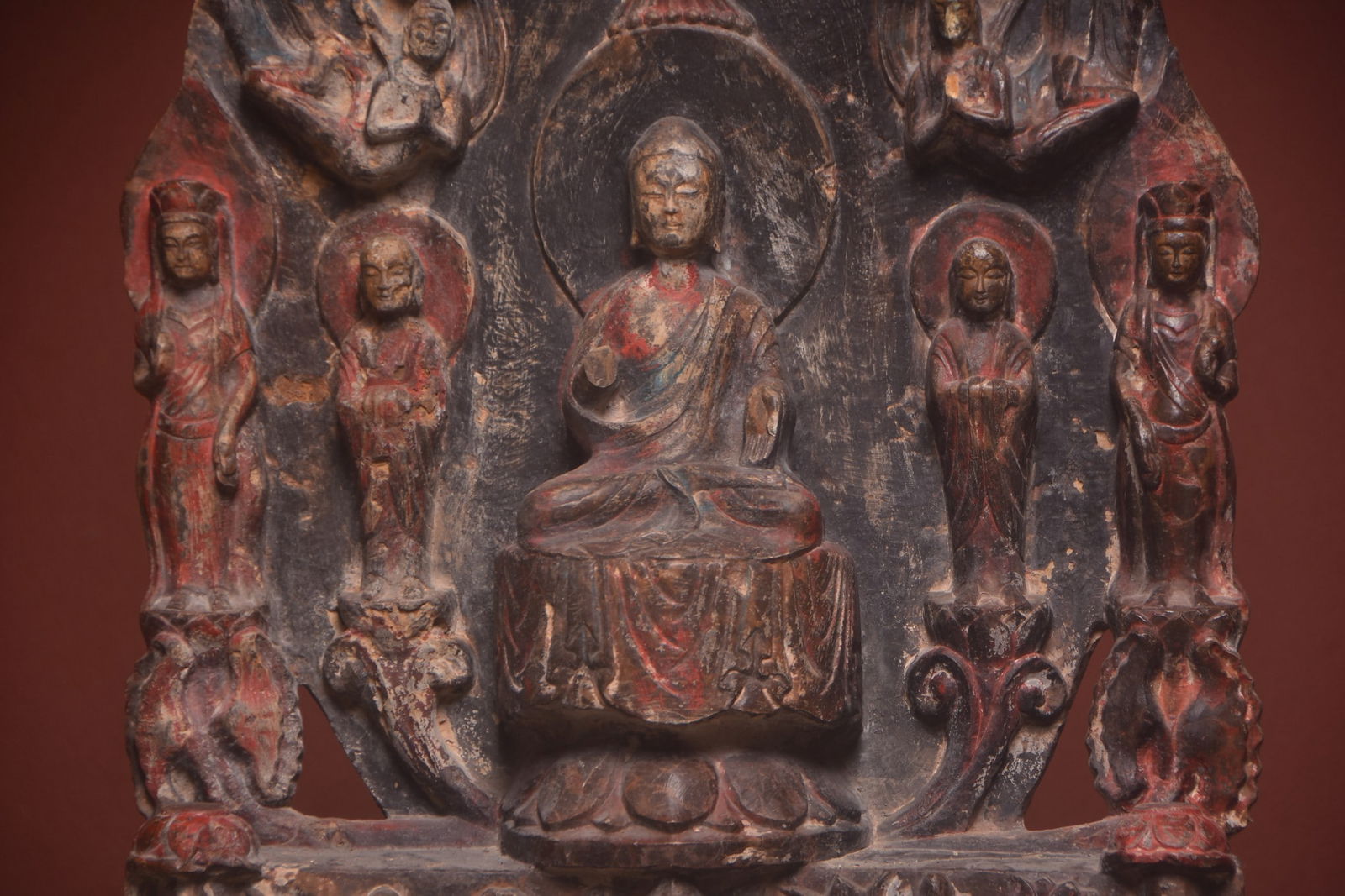 A Exquisite Limestone Buddhist Niche - 3