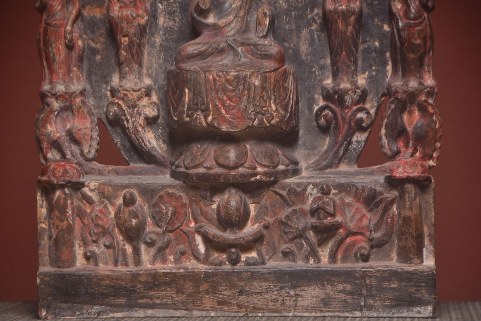 A Exquisite Limestone Buddhist Niche - 4