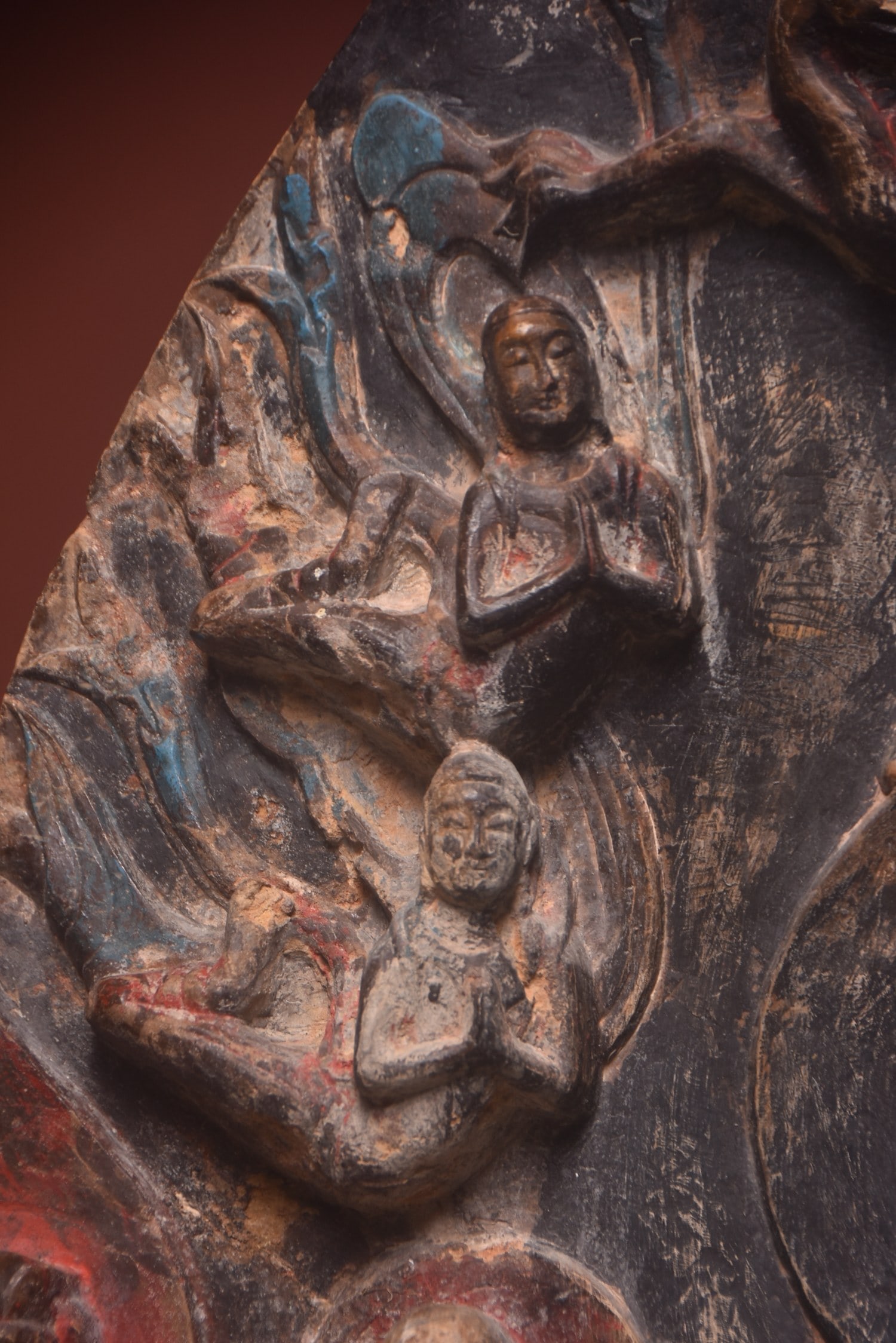 A Exquisite Limestone Buddhist Niche - 5