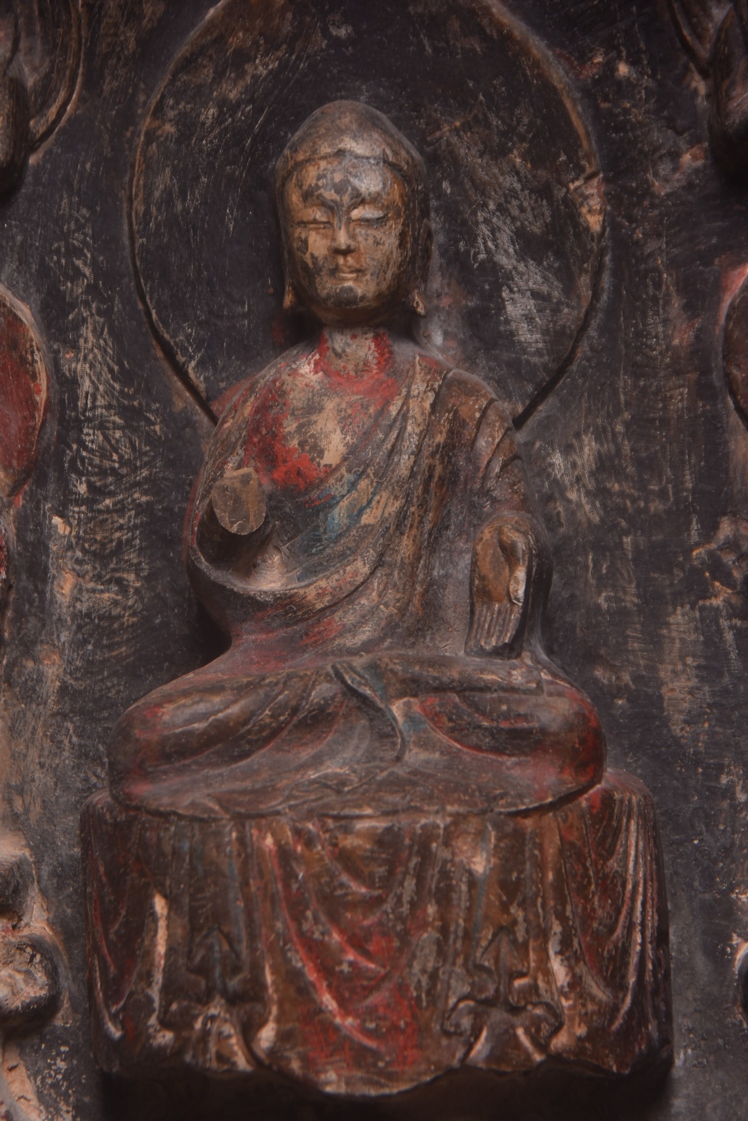 A Exquisite Limestone Buddhist Niche - 6
