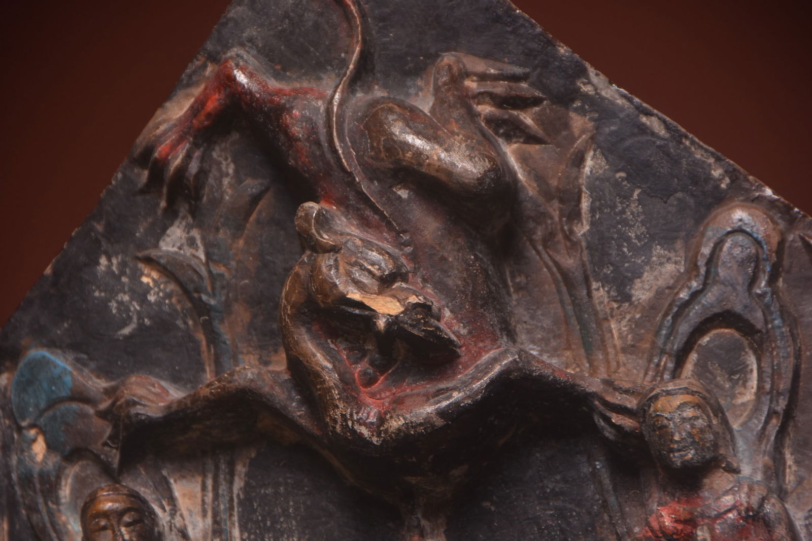 A Exquisite Limestone Buddhist Niche - 8