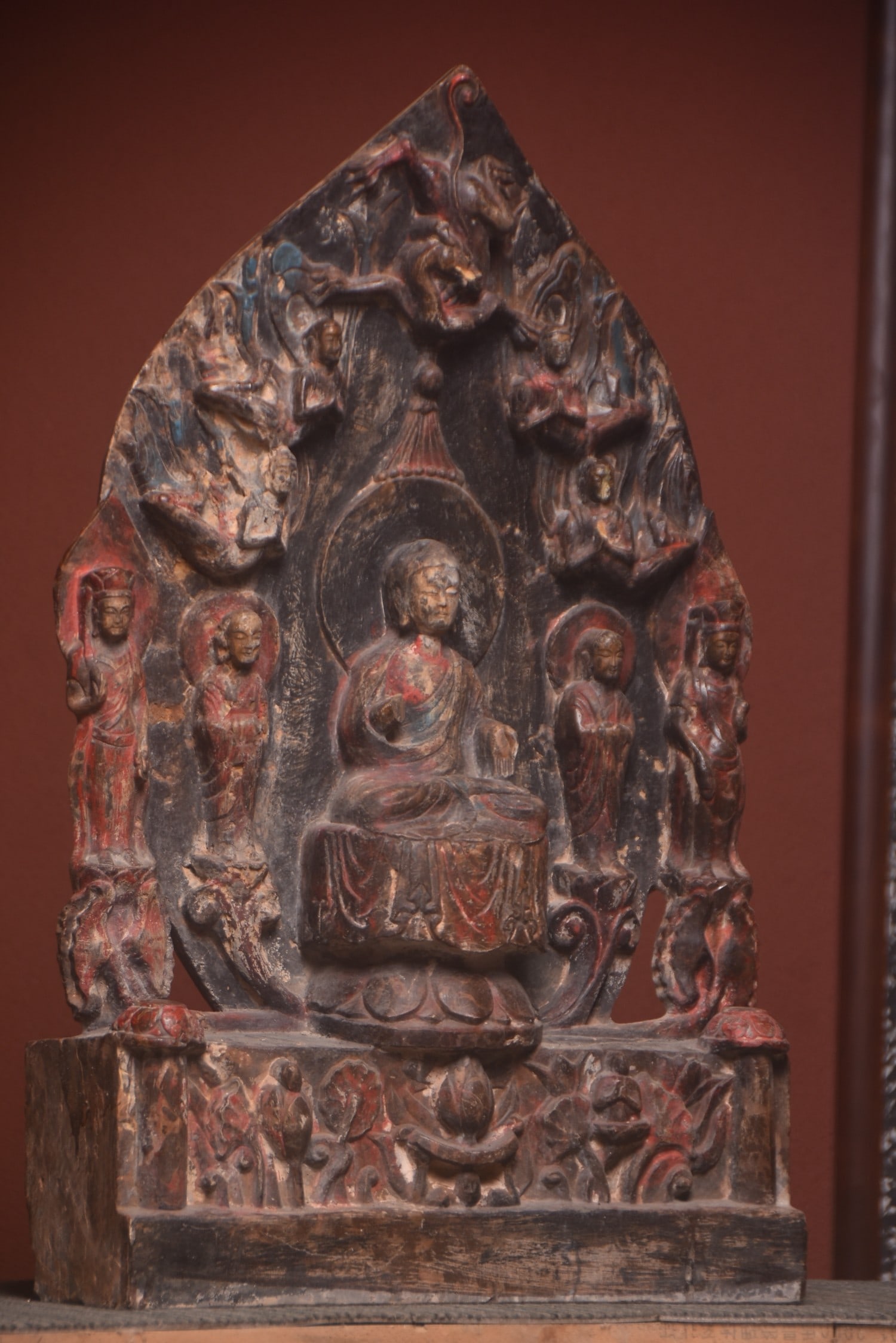A Exquisite Limestone Buddhist Niche - 9