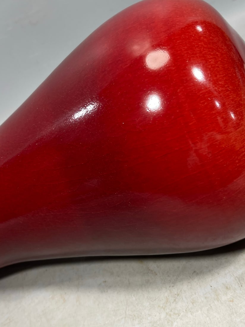 Ji Red Glazed Vase - 5