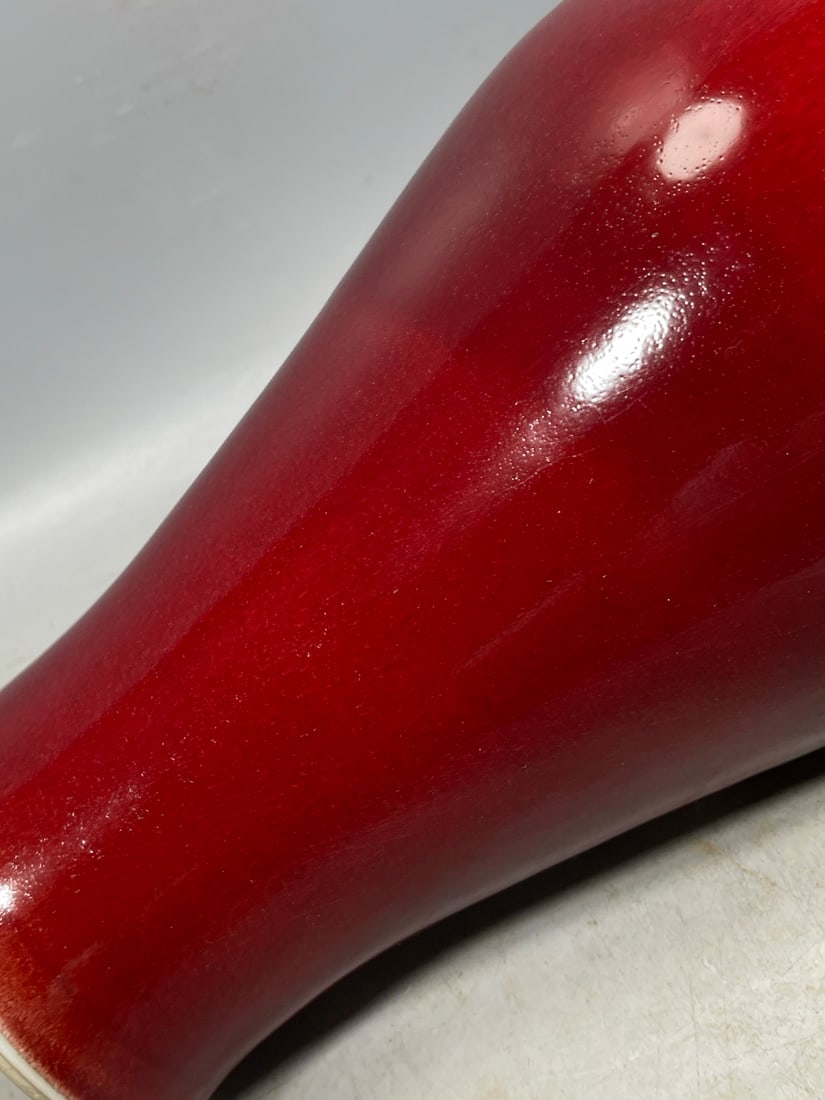 Ji Red Glazed Vase - 6