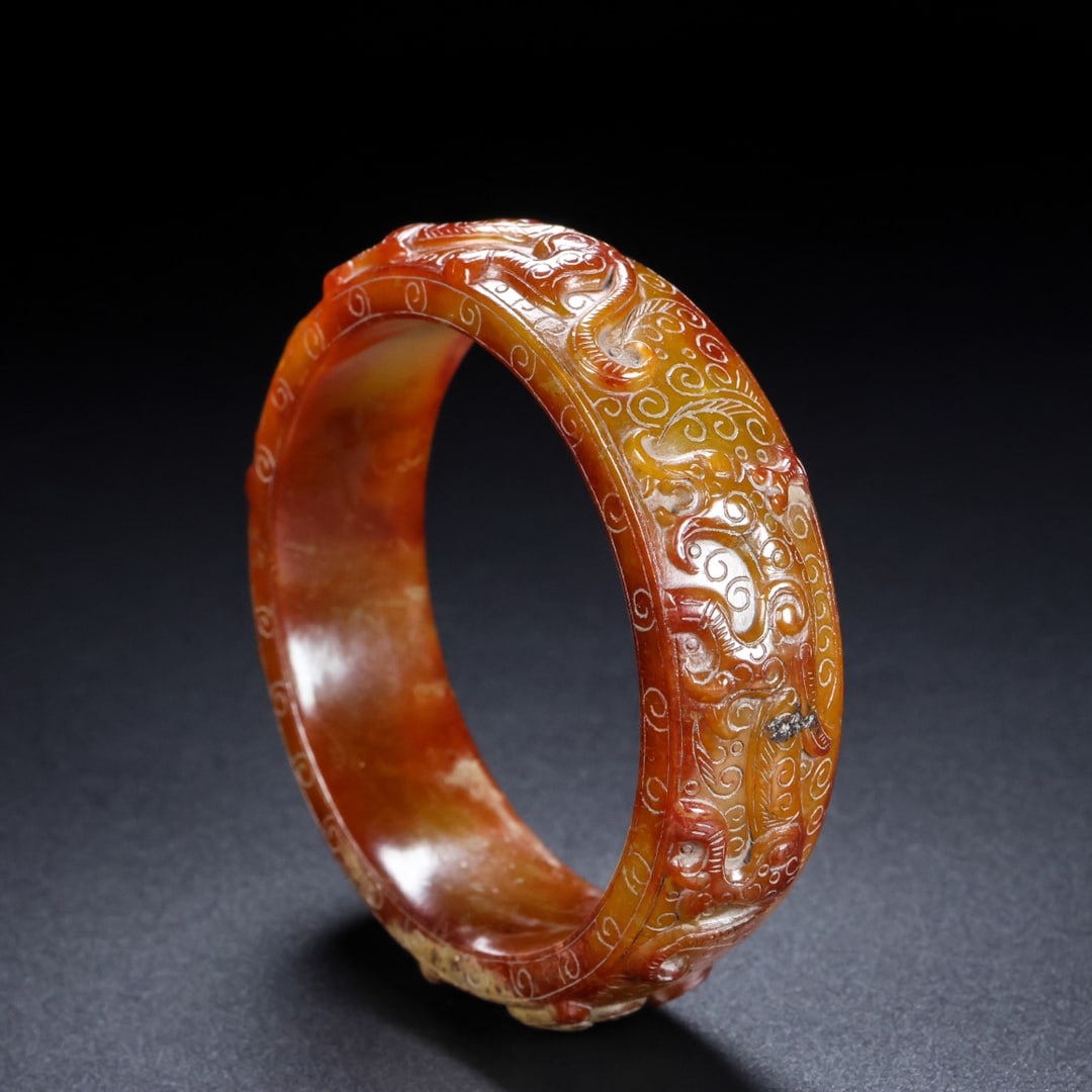 A Rare Hetian Jade Bracelets - 2