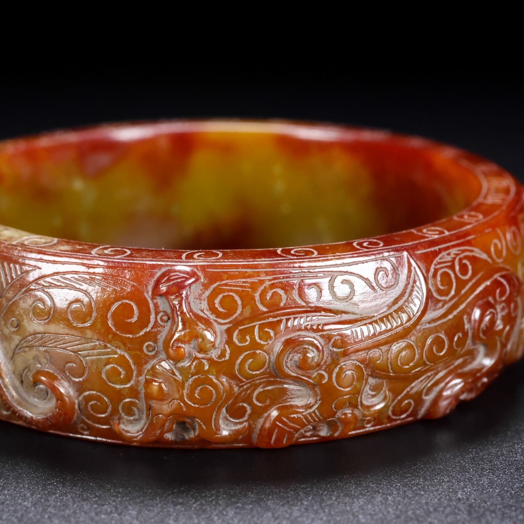A Rare Hetian Jade Bracelets - 5