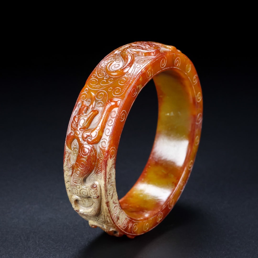 A Rare Hetian Jade Bracelets - 2