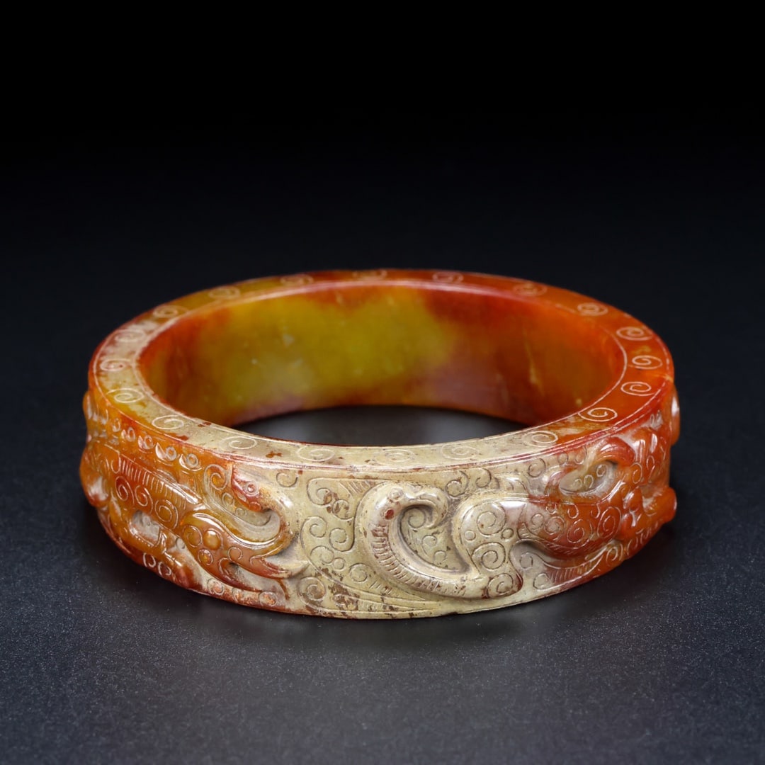 A Rare Hetian Jade Bracelets - 5