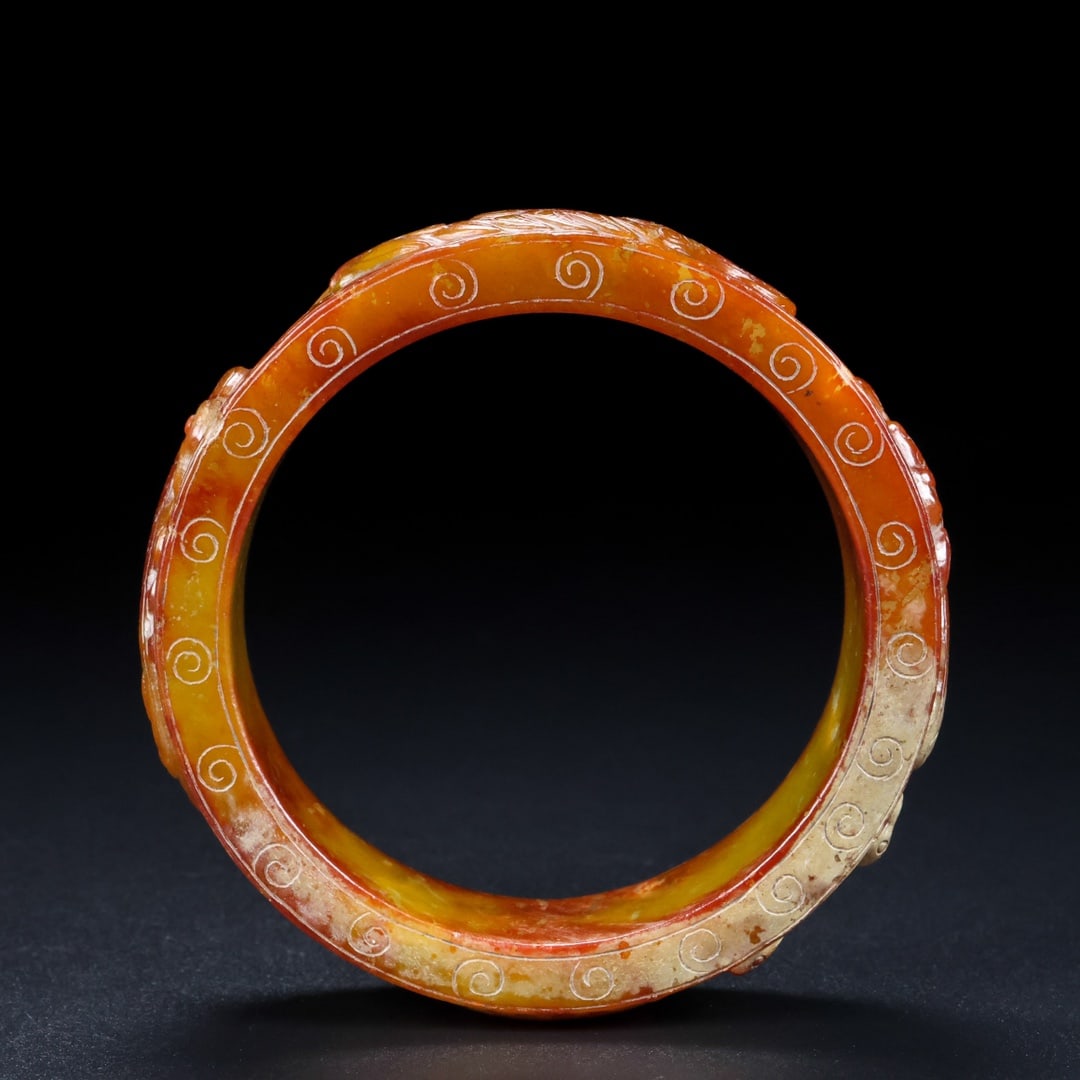 A Rare Hetian Jade Bracelets - 6
