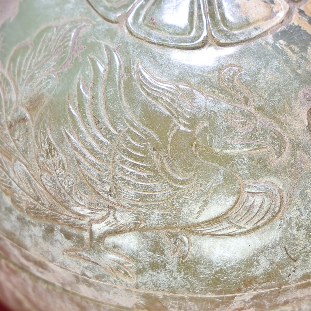 A Exquisite Hetian Jade Tiger Pattern Jar - 4