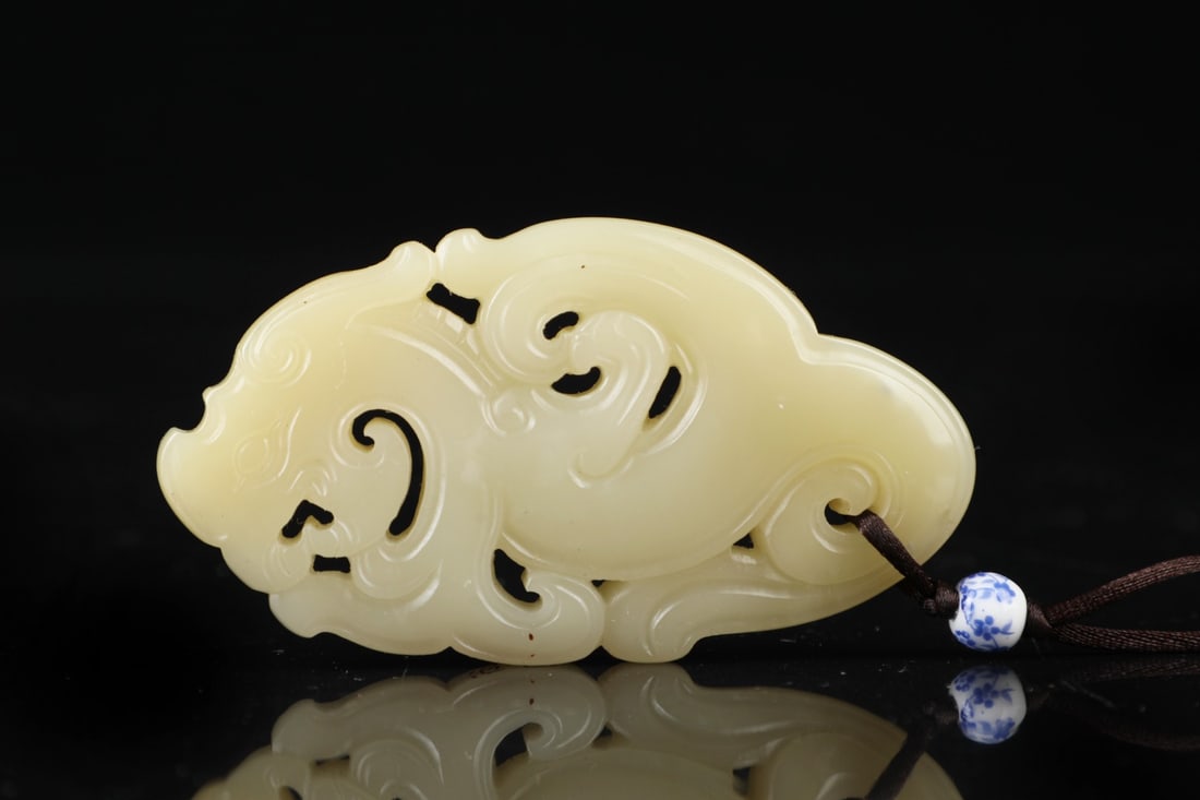 An Exquisite Shoushan Stone Phoenix Pattern Pendant - 4