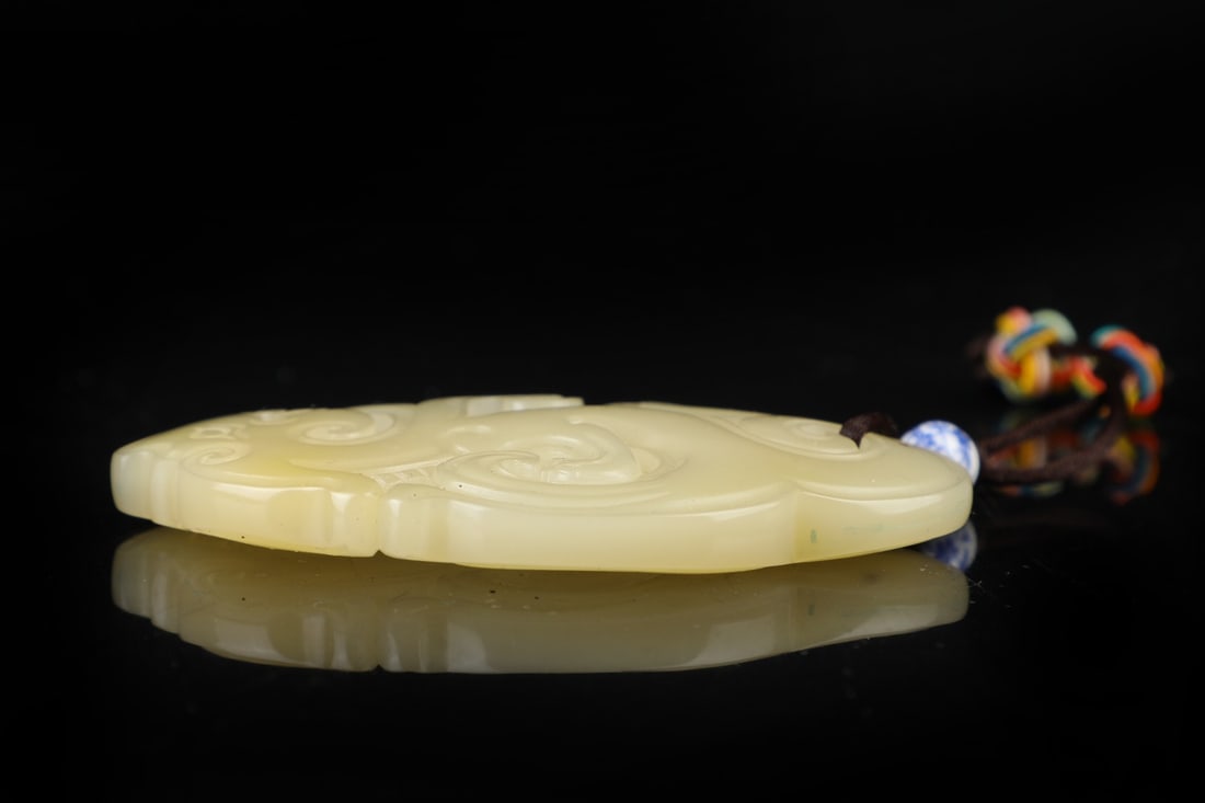 An Exquisite Shoushan Stone Phoenix Pattern Pendant - 9