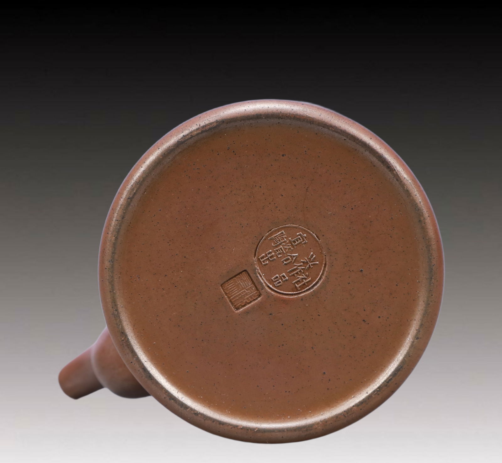 A Rare Purple Sands Landscape Pattern Teapot - 10