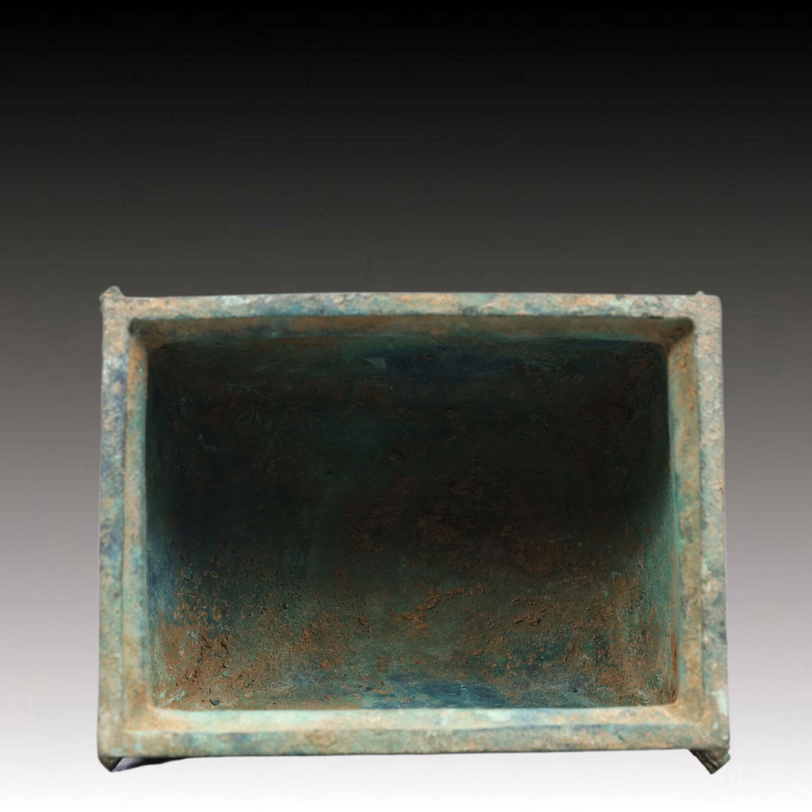 A Precious Bronze Beast-Face Pattern Jar with Cover - 8