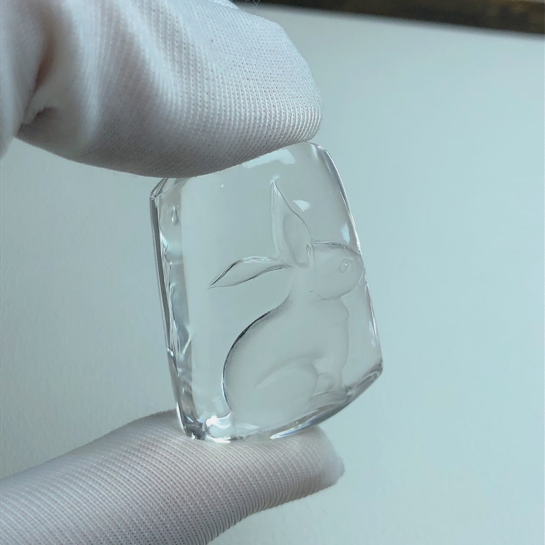 An Exquisite Crystal Rabbit Pattern Pendant - 2