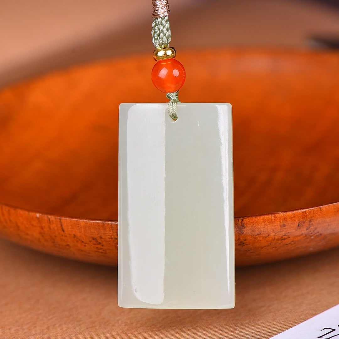 An Exquisite White Jade Pendant - 2