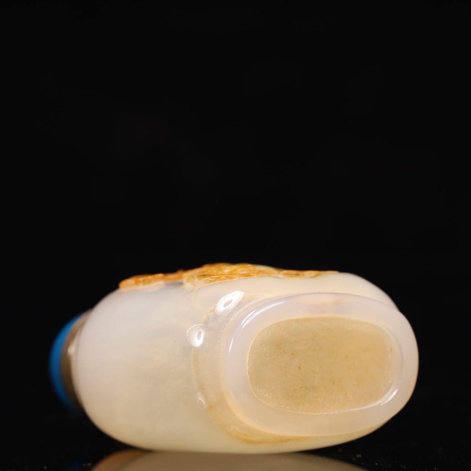 An Exquisite Agate Monkey Pattern Snuff Bottle - 9