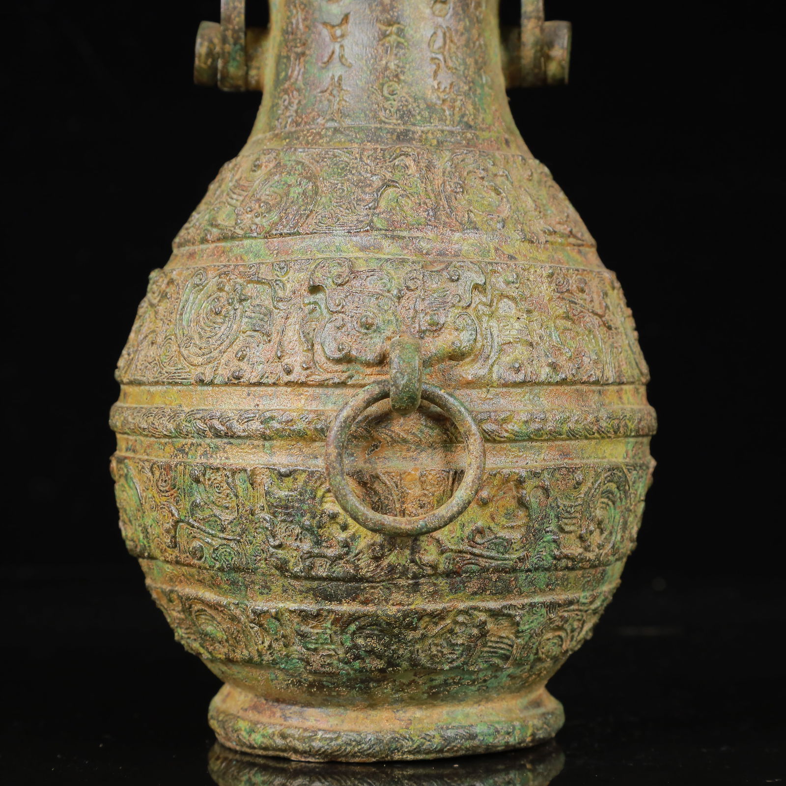 An Archaic Bronze Dragon Pattern Pot - 10