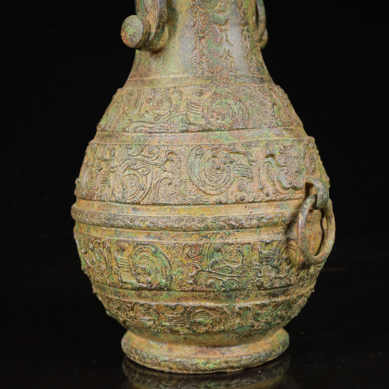 An Archaic Bronze Dragon Pattern Pot - 13