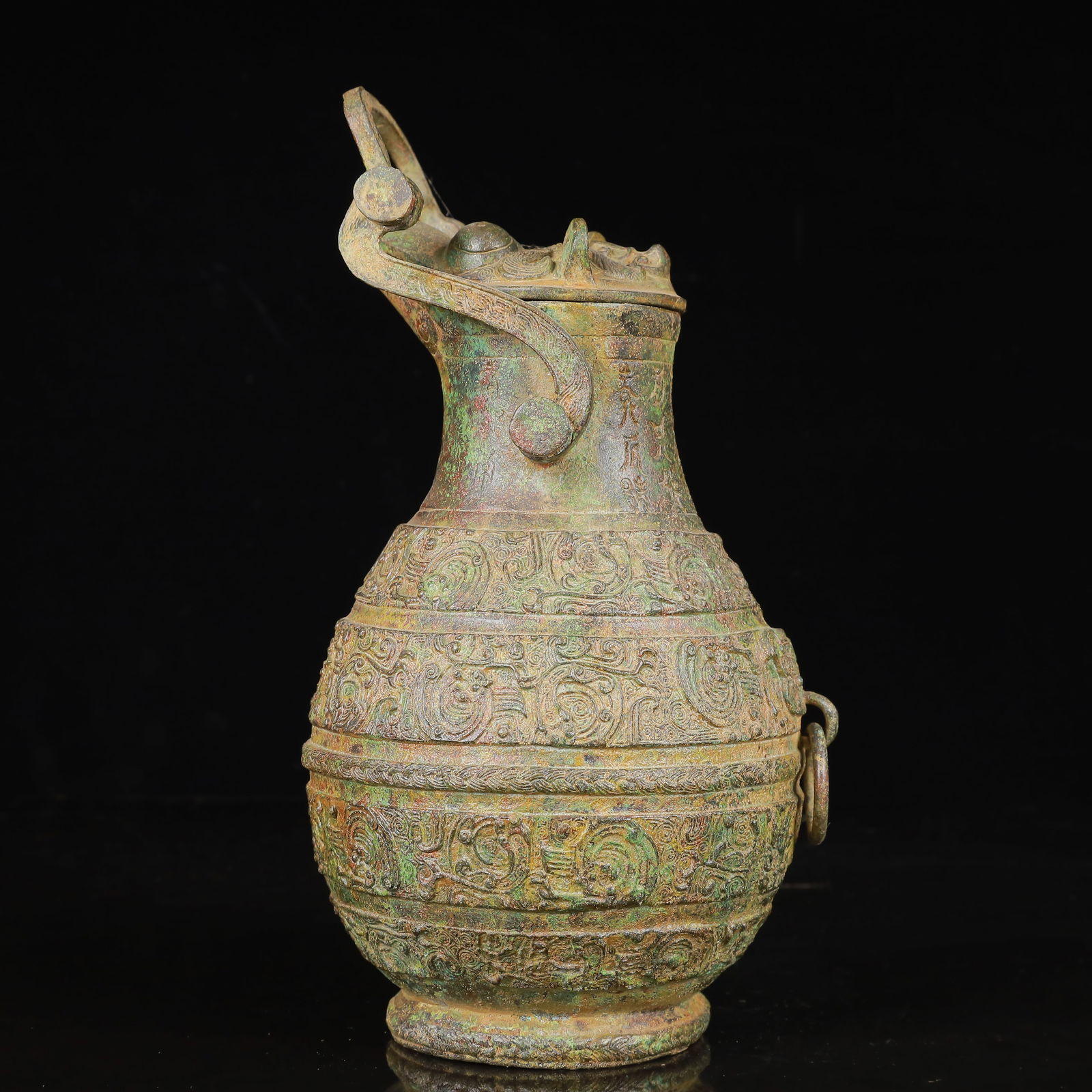 An Archaic Bronze Dragon Pattern Pot - 14