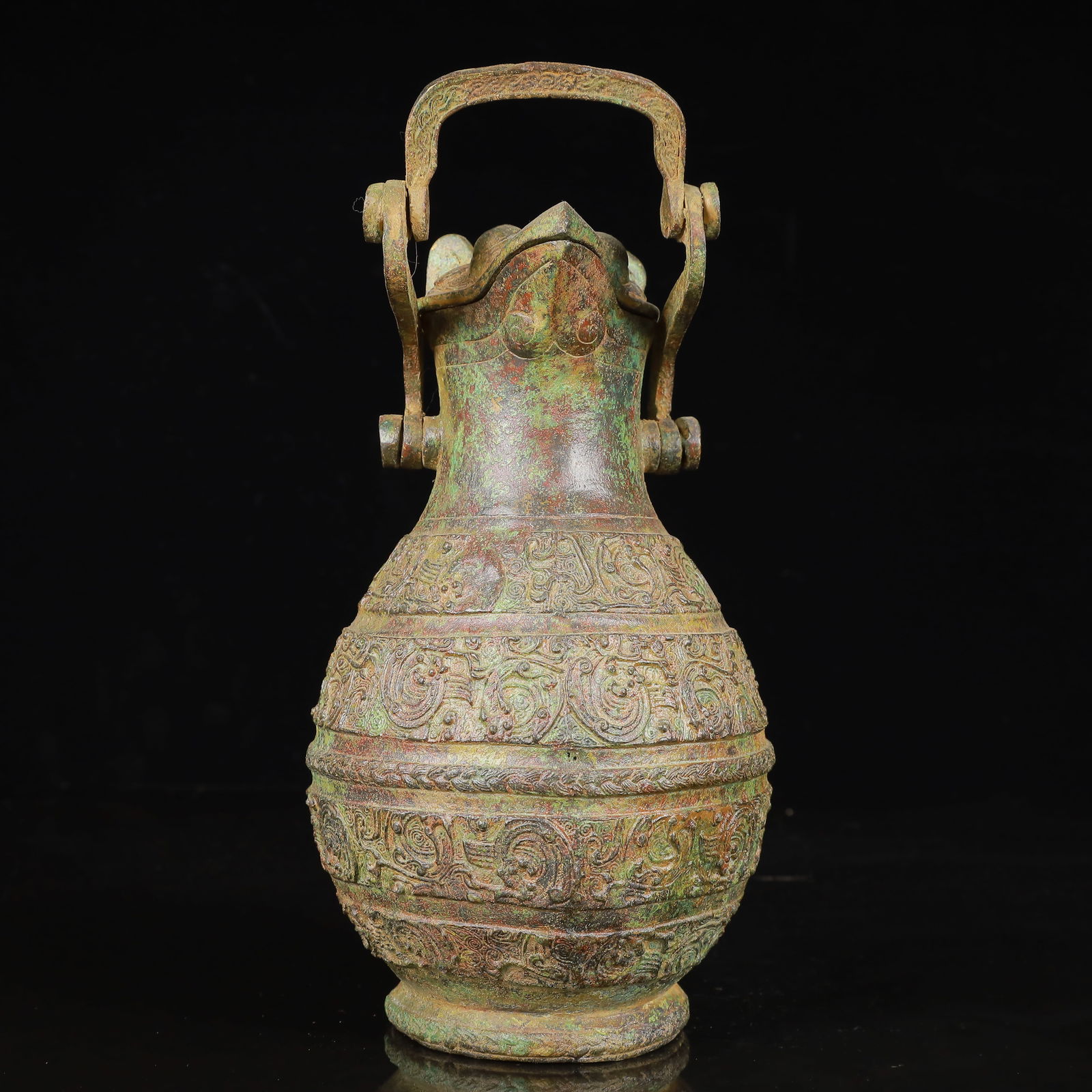 An Archaic Bronze Dragon Pattern Pot - 16