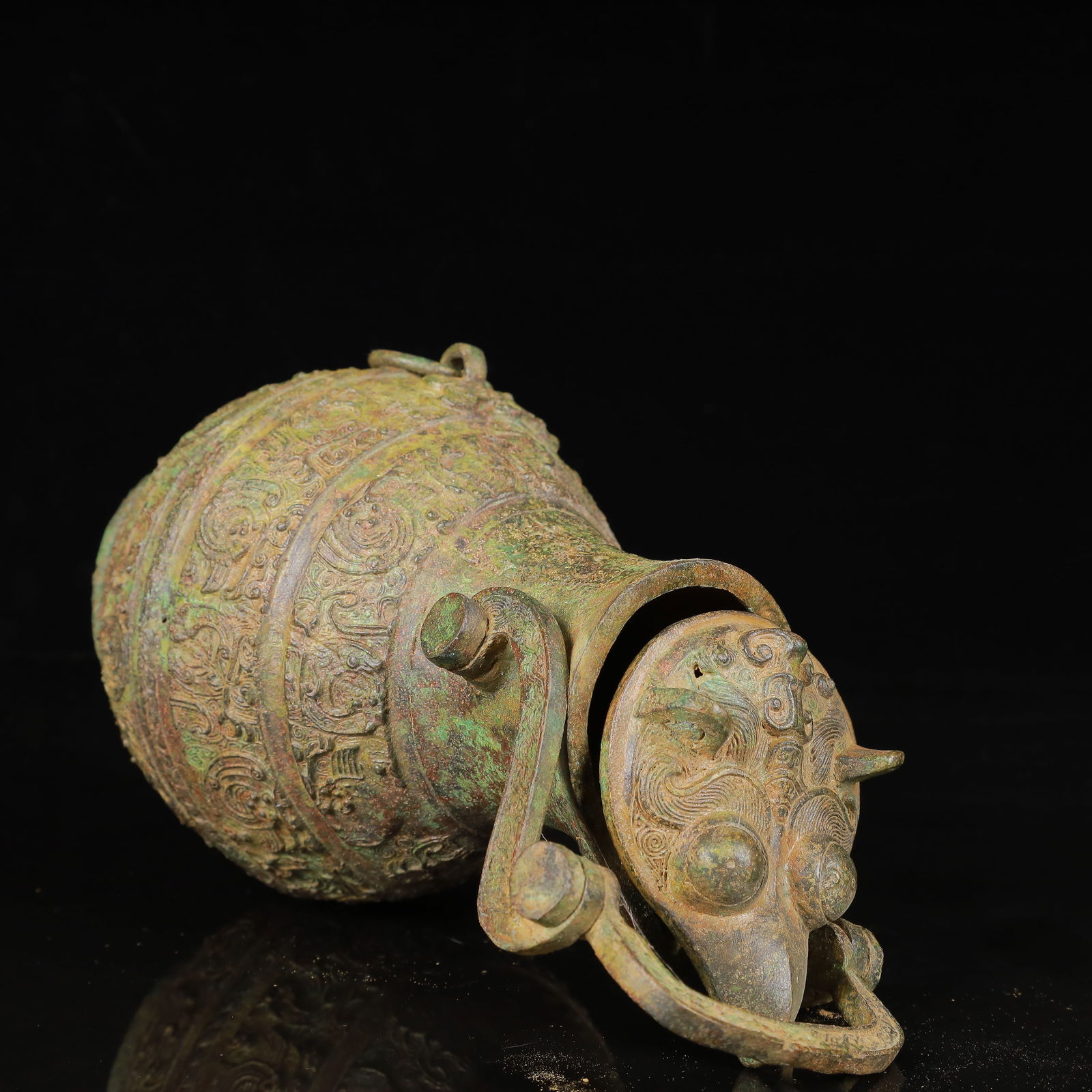 An Archaic Bronze Dragon Pattern Pot - 17