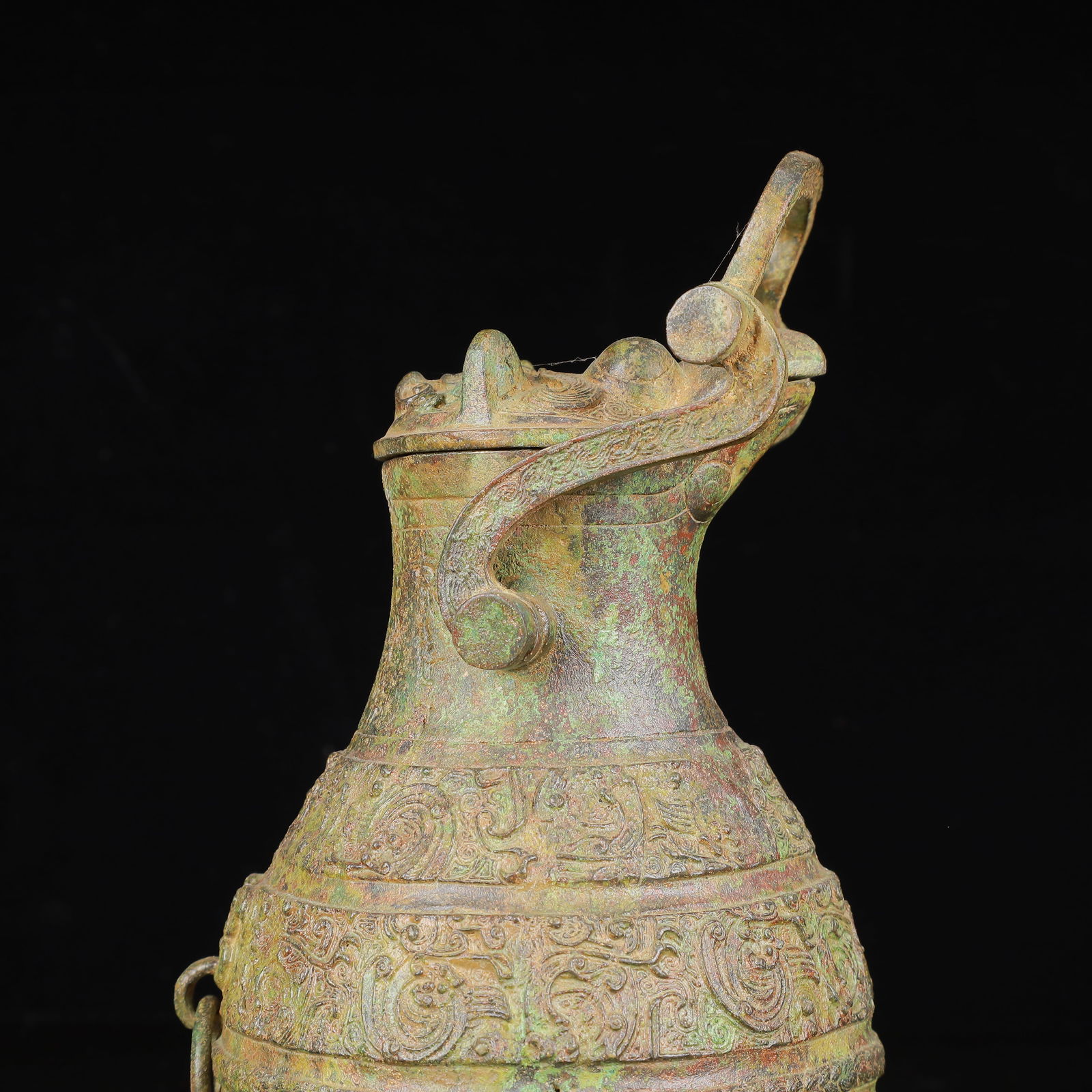 An Archaic Bronze Dragon Pattern Pot - 3