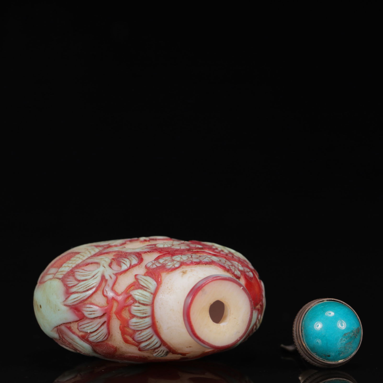 An Exquisite Glass Figure Pattern Snuff Bottle - 7