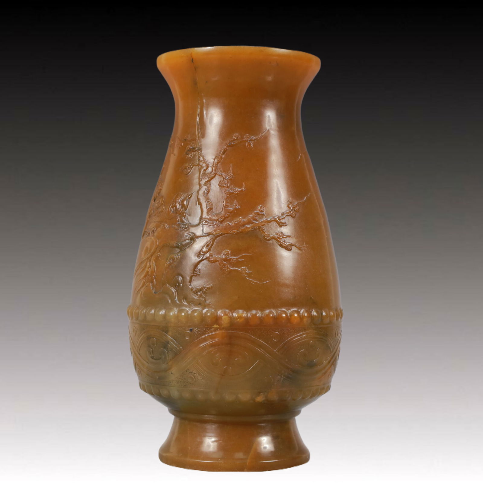 An Exquisite Shoushan Stone Figure Pattern Vase - 4