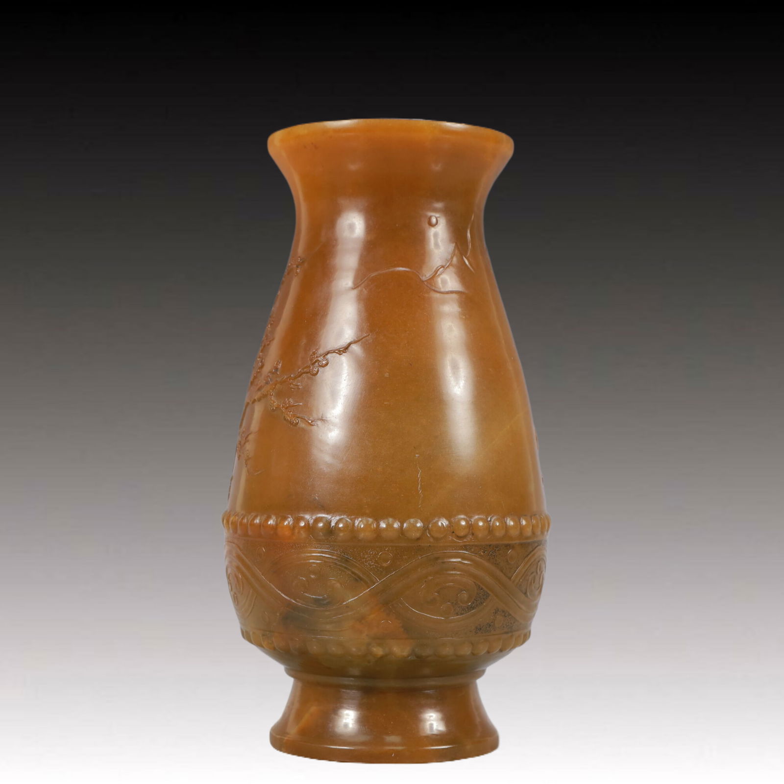 An Exquisite Shoushan Stone Figure Pattern Vase - 5