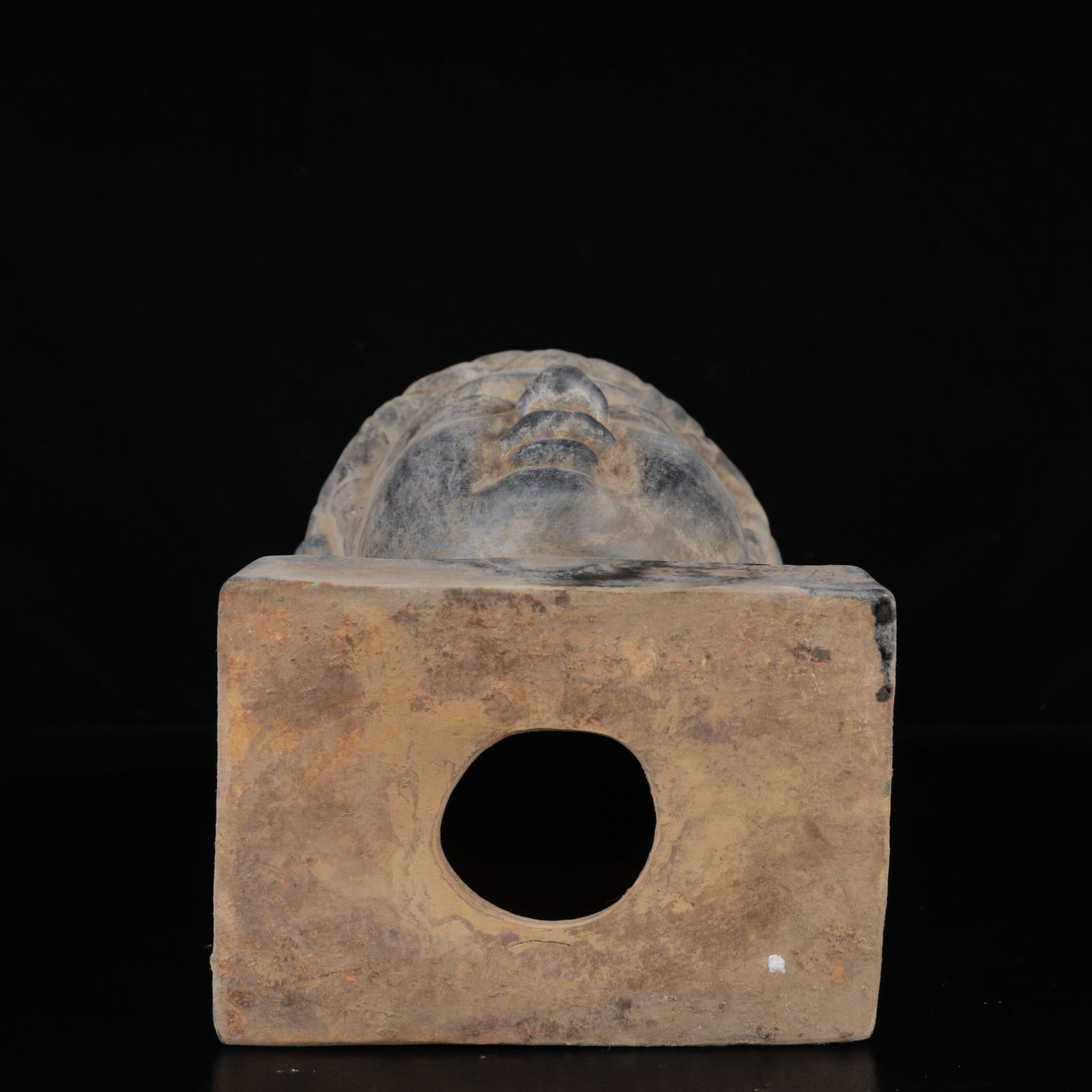 An Exquisite Limestone Buddha head - 8