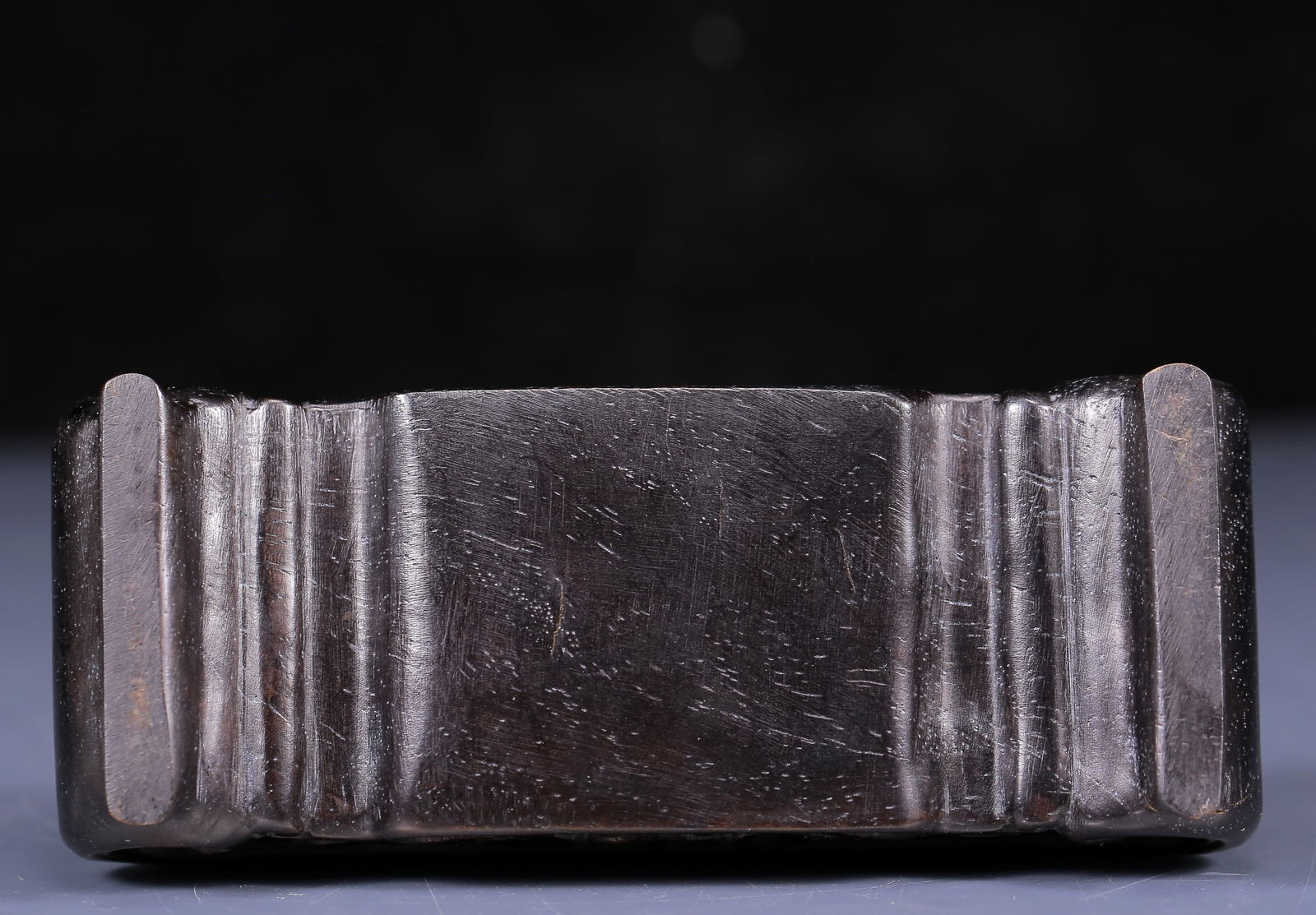 An Exquisite White Jade Dragon Pattern Table Screen - 8