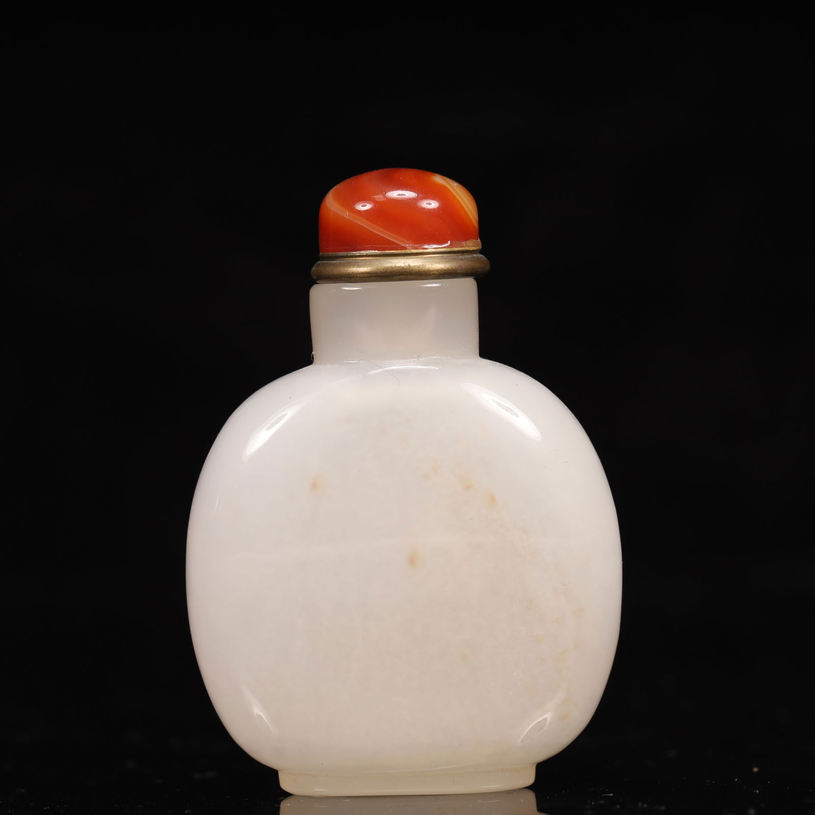 An Exquisite Agate Buffalo Pattern Snuff Bottle - 5